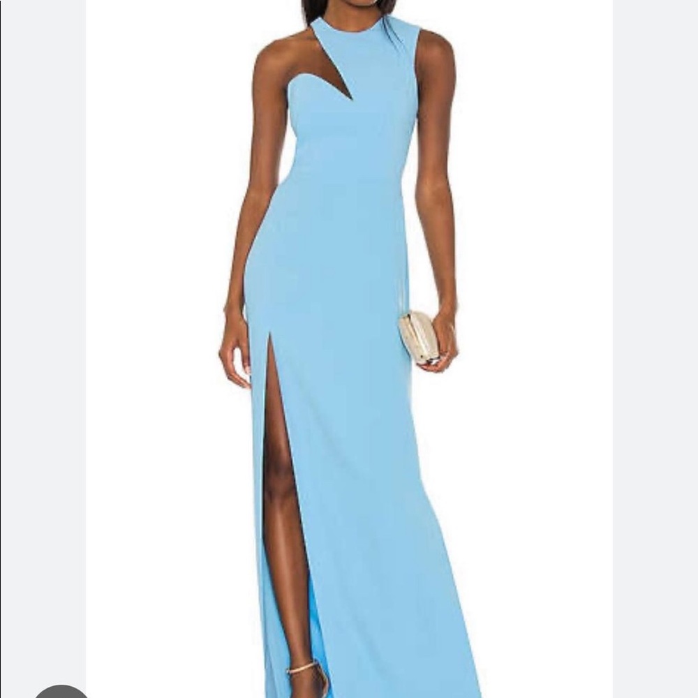 Amanda Uprichard Gilda gown in blue